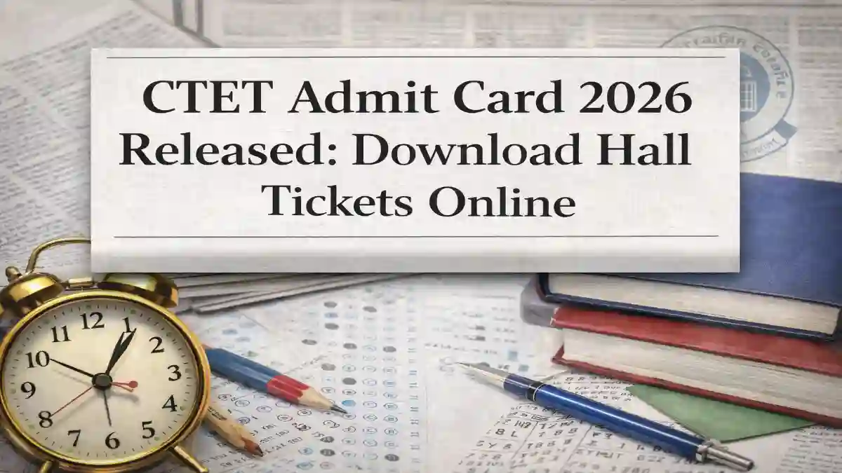 CTET Admit Card 2026